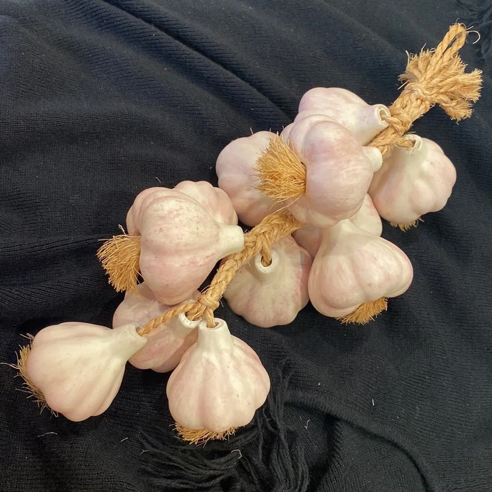 NOVICA 12 Garlic Bunch Ceramic decorative accent
